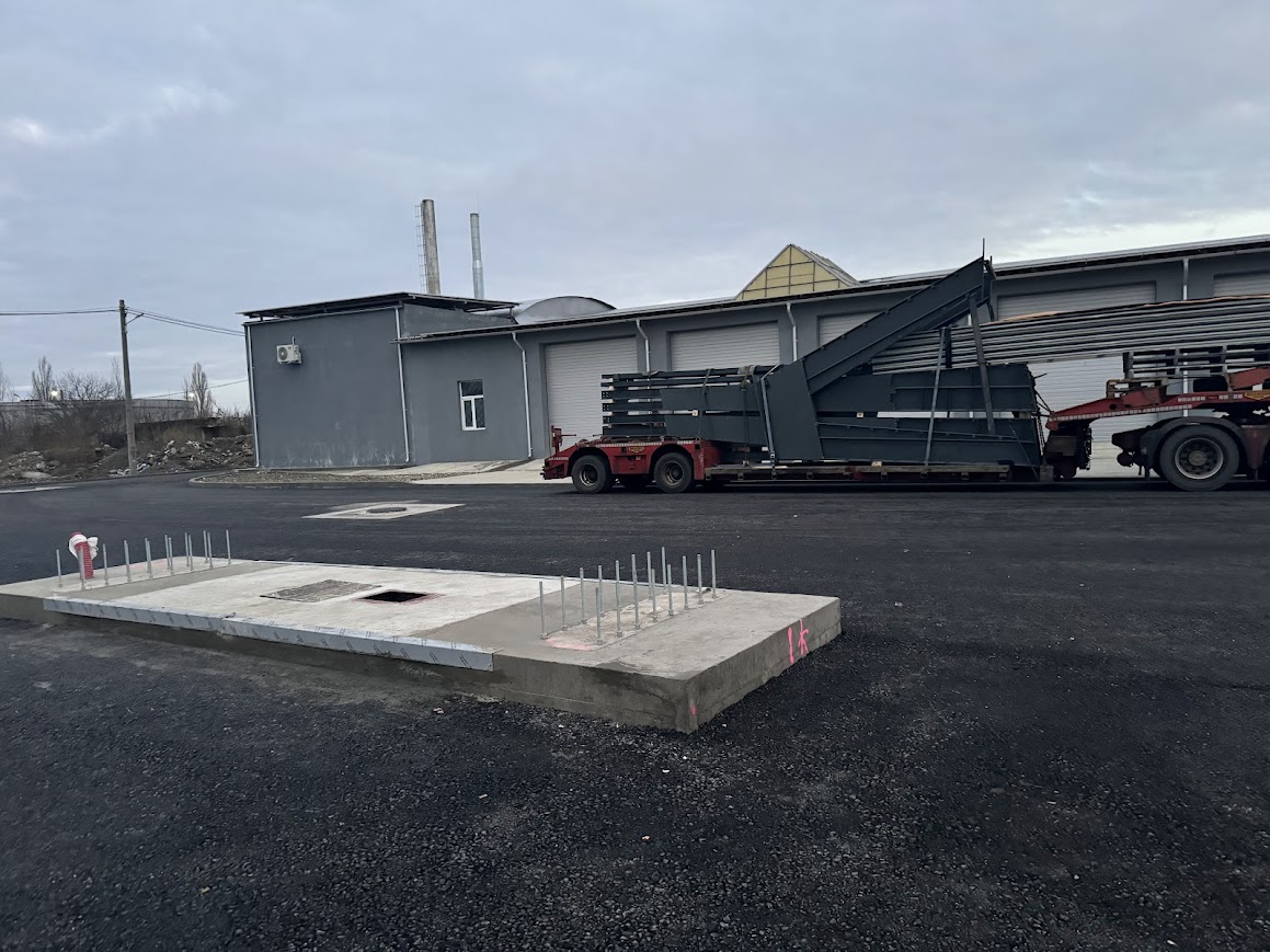 Stație Giurgiu Strabag – structuri metalice infrastructură